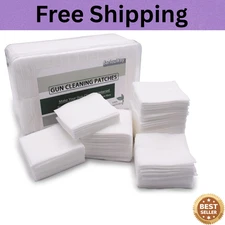 1000PCS Gun Cleaning Patches for Firearms, Highly Absorbent Gun Cleaning Clot...