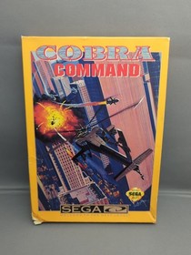 * Cobra Command (Sega CD, 1992) Complete  CIB W/ Registration Card