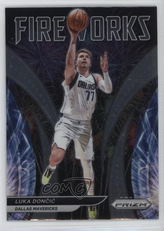 2021-22 Panini Prizm Fireworks Luka Doncic Luka Dončić #4 1i3m