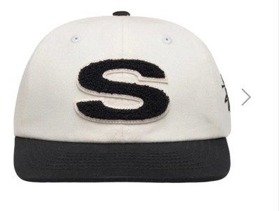 Stussy Chenille S Low Pro Cap Natural Adjustable Hat Authentic | eBay