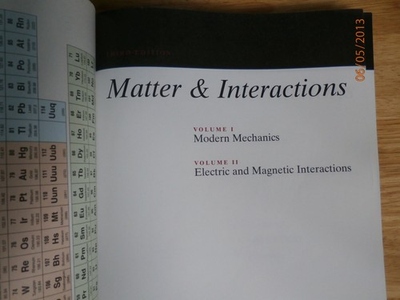#ad Matter and Interactions Volume II: Electric and Magnetic Interactions $13.22