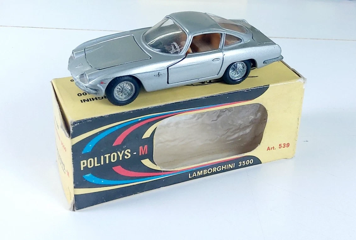 Lot De Voitures Miniatures Anciennes JRD Politoys - Marzal Et Lamborghini