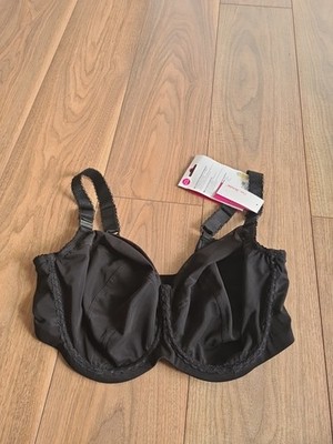 Ewa Michalak Bra 95HH  FB Nursing Bra Black Detachable Strap