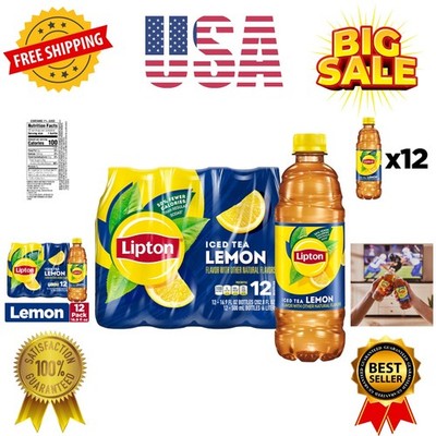 Iced Tea Lemon, 16.9 Fl Oz Bottles Pack of 12