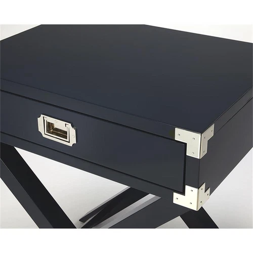 Butler Specialty Anew Campaign Side Table In Blue - Picture 2 of 4
