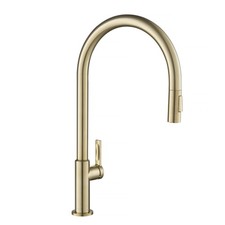 KRAUS Champagne Bronze 20 in Pull Down Kitchen Faucet KPF-2821SFACB