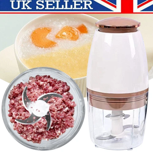 700ml Electric Chopper Food Processor Multi Blender Meat Fruit Vegetable Mixer - Picture 3 of 12