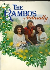 The Rambos "Naturally" sheet music songbook 1978 dottie