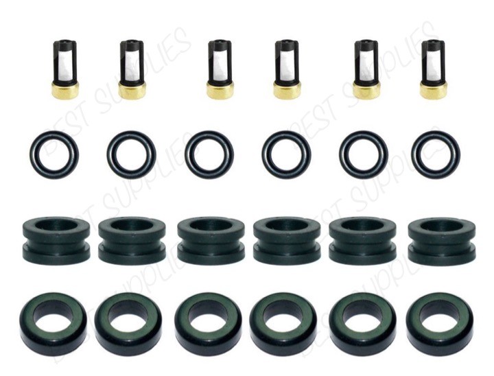 Kit De Sellos, Juntas Tóricas Y Filtros Para Inyectores De Suzuki Grand Vitara – 6 Juegos Completos