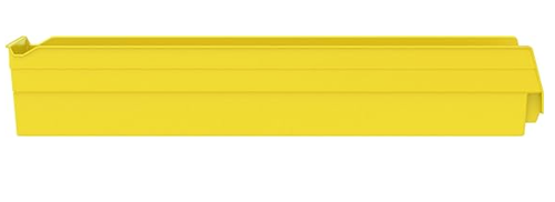 6xAkro-Mils 30184 Long, Yellow Plastic Storage Container/Bin, 24"x8"x4" (Lxwxh) - Picture 4 of 5