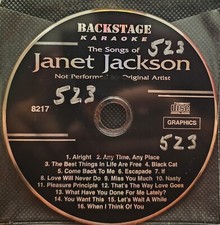 BS8217 JANET JACKSON  BACKSTAGE KARAOKE CDG