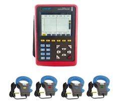 3-Phase 4-Wire Power Quality Analyzer With 4PCS 1000A Current Clamp Ф68mm
