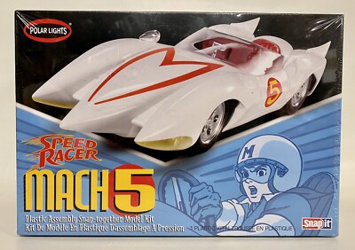 Polar Lights Snap It 1/25 Scale Speed Racer Mach 5 (NEW - SEALED IN BOX)