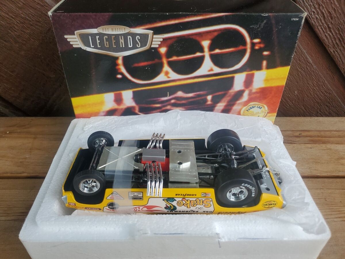 Hot Wheels Legends 1:24 Snake '70 Plymouth Barracuda Funny Hot Wheels Legends 1:24 Snake '70 Plymouth Barracuda Funny
