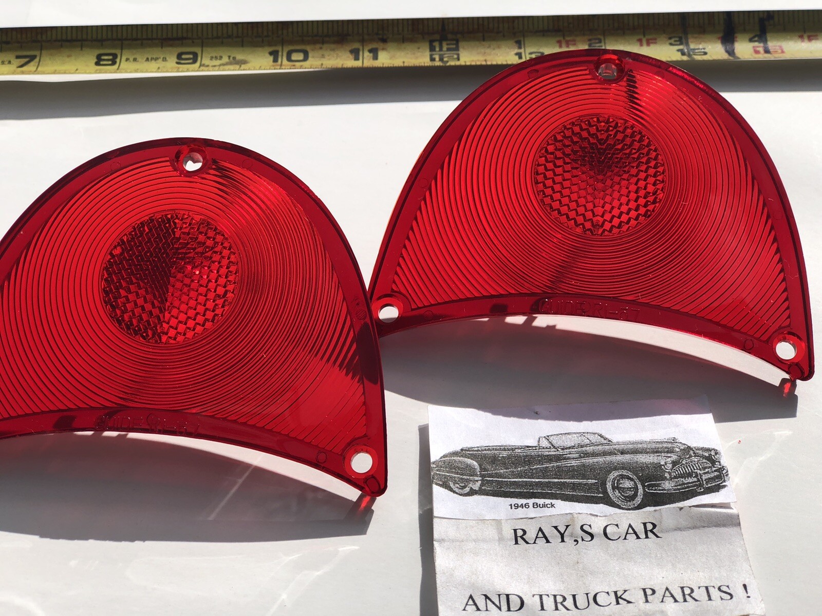 NEW REPLACEMENT 1957 CHEVROLET BEL AIR / 150 AND 210 TAIL LIGHT LENS !