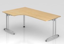 Winkelschreibtisch Berlin Schreibtisch 200x80/120x74cm Eckschreibtisch