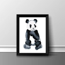 PANDA FUN A4 PRINT PICTURE POSTER WALL ART HOME DECOR UNFRAMED NEW GIFT 