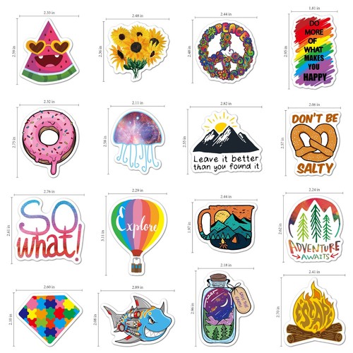 300 zufällige Skateboard Aufkleber Bombe Vinyl Laptop Gepäck Aufkleber Dope Sticker - Bild 7 von 9