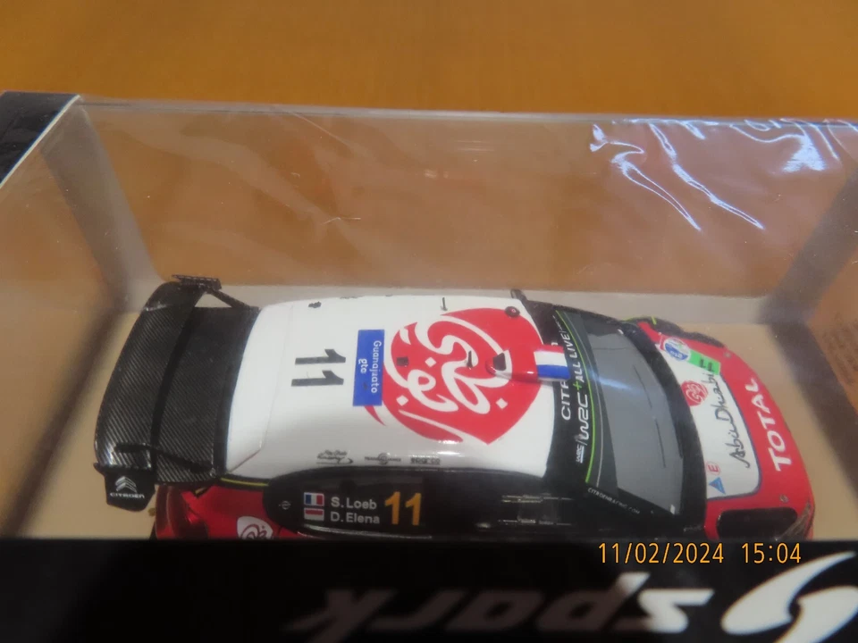 Spark S5962 Citroen C3 WRC+ #11 S.Loeb - D.Elena Rally Messico 2018 1:43 - Immagine 4 di 4