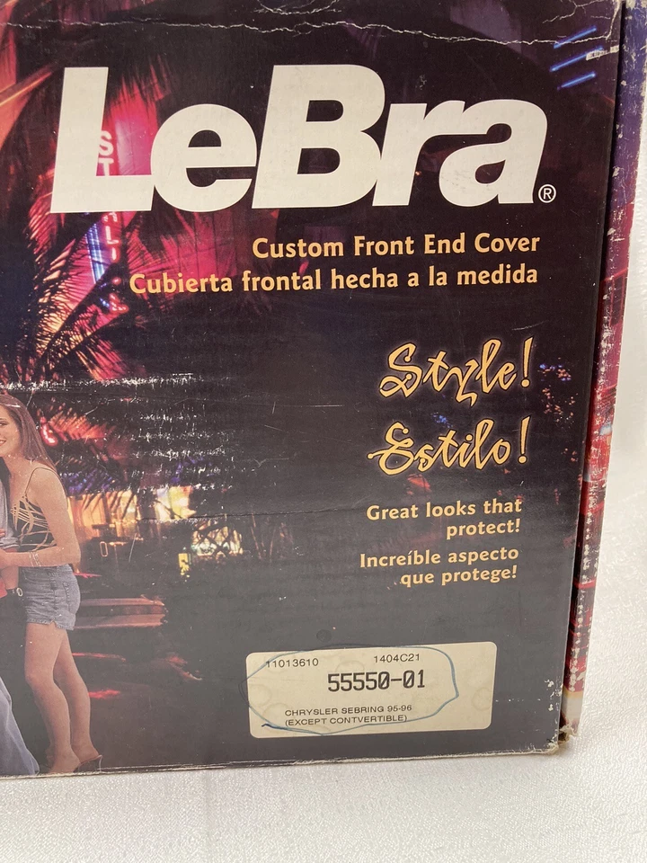 Cubierta frontal personalizada Covercraft LeBra para Chrysler Sebring 1995-1996 Foto 2 de 4