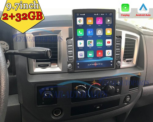 9.7" CarPlay For 2006-2008 Dodge Ram 1500 2500 3500 Car Stereo Radio GPS WIFI BT - 第 1/20 張圖片
