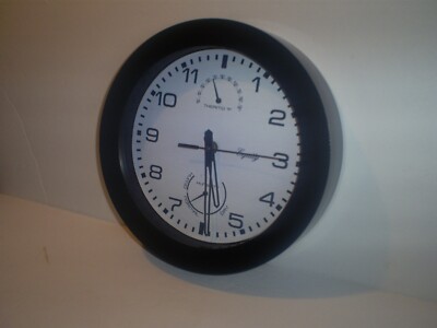 Equity Model 29005 10'' Wall Clock with Temperature and Humidity Gauges.