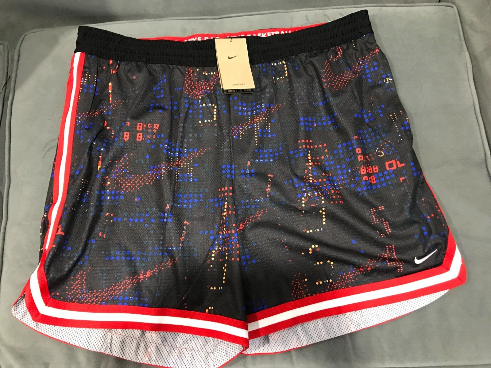 Nike DNA Dri-Fit Men's Size 2XL Black/Red/White 6