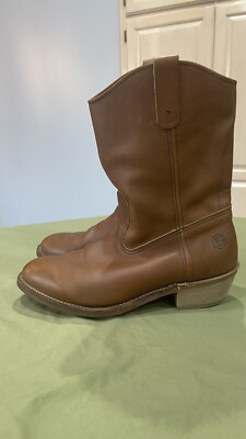 Work n Sport Mens Brown Leather Wellington Pull On Work Boots 9588 Size 11.5 D Amazon.com | Danner Men main image 4