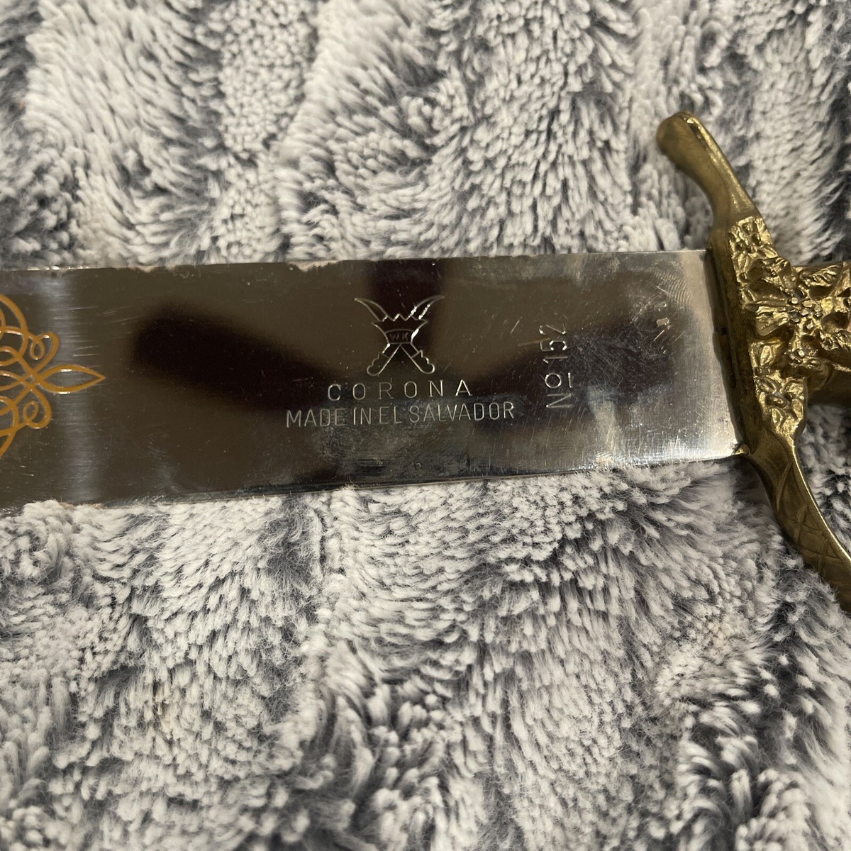 Vintage Corona No. 152 Machete Sword Made El Salvador W