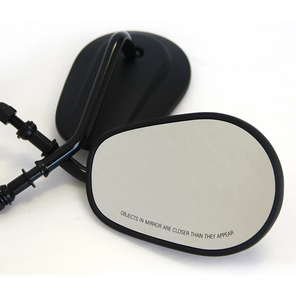 Espejos retrovisores negros para motocicleta Harley Road King Touring Sportster XL 883 Foto 3 de 4