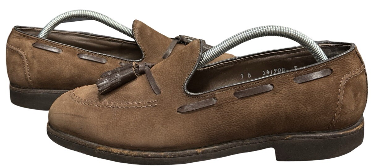 Vibram Classic Brown Loafers Mule Shoe with Vibram Outsole for Men in Brown main image 3