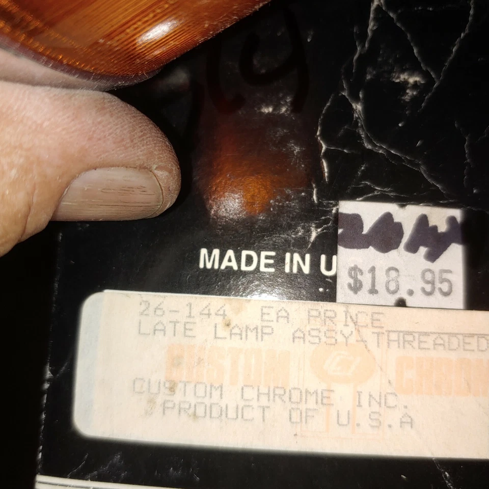 CC 26-144 AMBER T/S ASSEMBLY 86-UP HARLEY REPLACE OEM 68406-86 B14 - Image 2 of 4