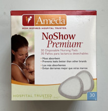 Ameda No Show Premium 30 Disposable Nursing Pads NEW