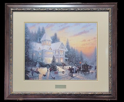 Thomas Kinkade Victorian Christmas Library Edition Norman Rockwell Featured 2004
