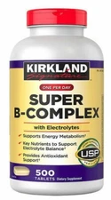 Kirkland Signature Super B-Complex with Electrolytes, 500 Tablets