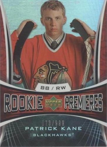 2007-08 UD Trilogy #133 Rookie Premieres Patrick Kane Rookie RC