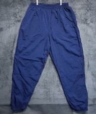 Vintage Nike White Tag Windbreaker Joggers Men  s Large Athletic Pants Ankle Zip