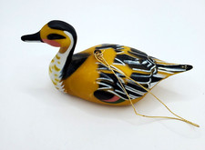 Duck Goose Christmas Ornament Realistic Holiday Decoration Decoy Vintage