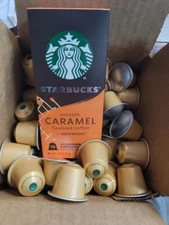 Nespresso Starbucks CARAMEL SMOOTH Espresso Roast Capsules Box of 110 BULK/LOOSE