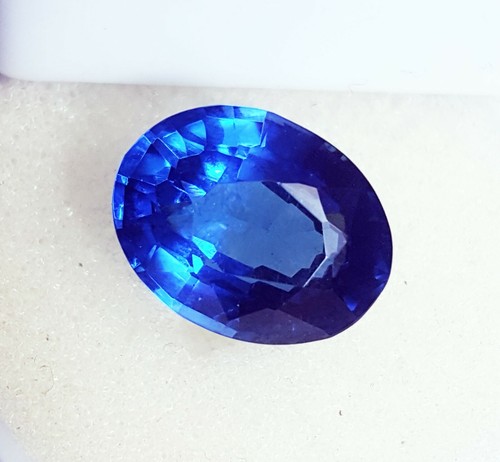 COUPE OVALE NATUREL Topaze Bleu Londres Ample Pierre Précieuse Paire 8