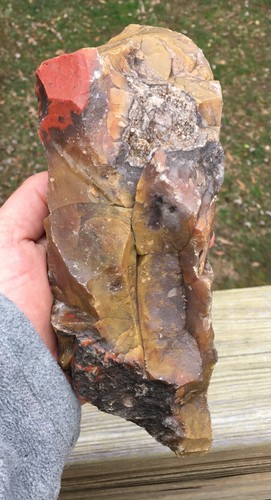 Museum Size Rough Red Jasper & Agate Display Specimen! Perfect For Lapidary! - Picture 3 of 6