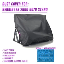 DUST COVER for Behringer 2600 - on the st3nD Rackie 60°70° Dual Stand