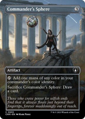 4x Commander's Sphere - BORDERLESS - MTG - Commander Legends - NM