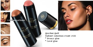 cream bronzer and highlighter