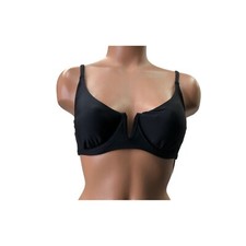 Anne Cole Limited Edition black Swim V-WIRE TOP XXL NWT