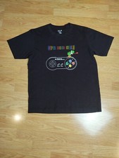 UT Nintendo Super Mario World Size Small T-Shirt FAMICOM 35th Anniversary D6