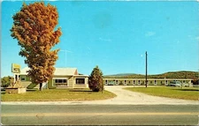 Bradford Motel Streetview Bradford Vermont Interstate 91 Chrome Postcard