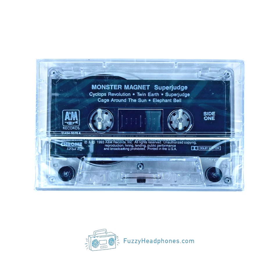 Monster Magnet – Superjudge Cassette Tape (1993) PROMO SEALED - Image 2 of 2
