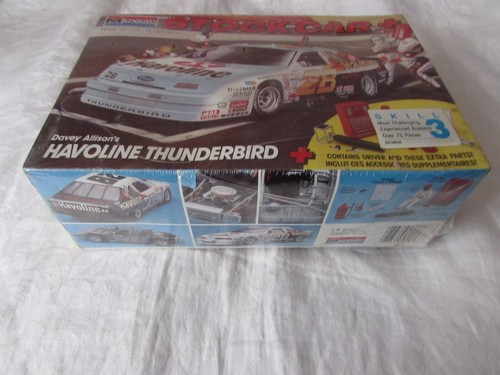 1990 Stock Car Havoline Thunderbird Monogram plastic MODEL KIT 1:24 SEALED 2916 - Picture 2 of 5