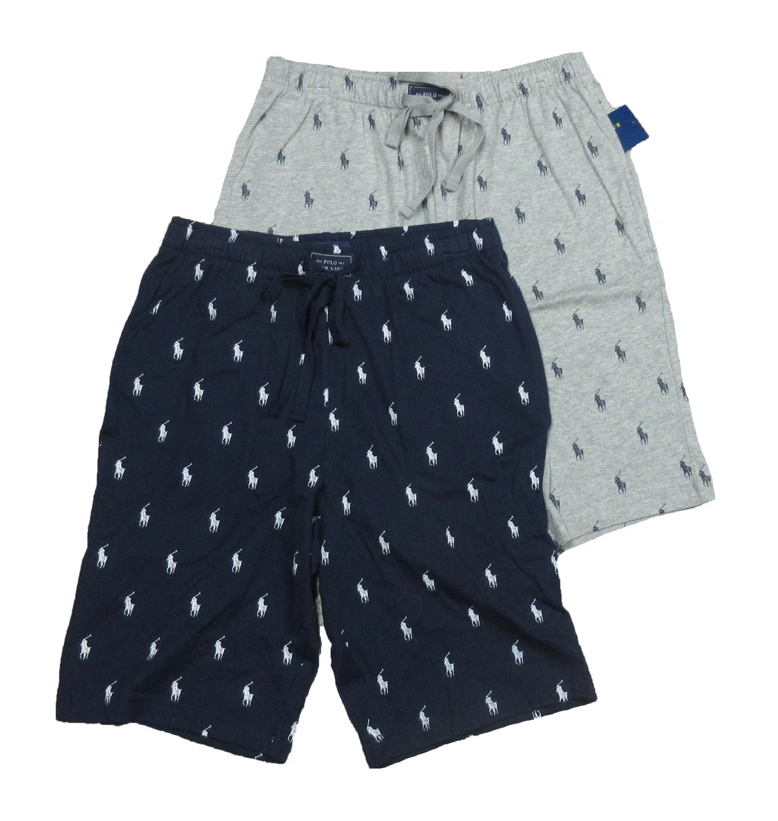Polo Ralph Lauren Men's All Over Pony Print Cotton Sleep Shorts